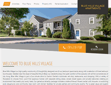 Tablet Screenshot of bluehillsvillagebc.com